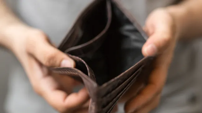 empty wallet
